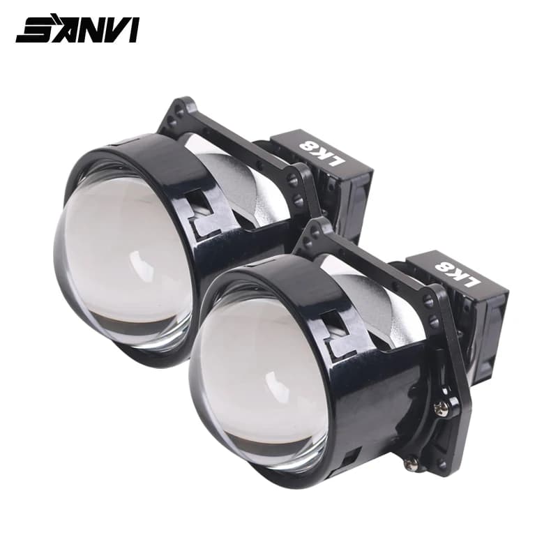 SANVI Auto LK8 Bi LED Lente Del Proiettore Faro 12V 120W Hella 3R G5 Per H4 H7 9005 9006 HA CONDOTTO LA Luce Retrofit Accessori Auto