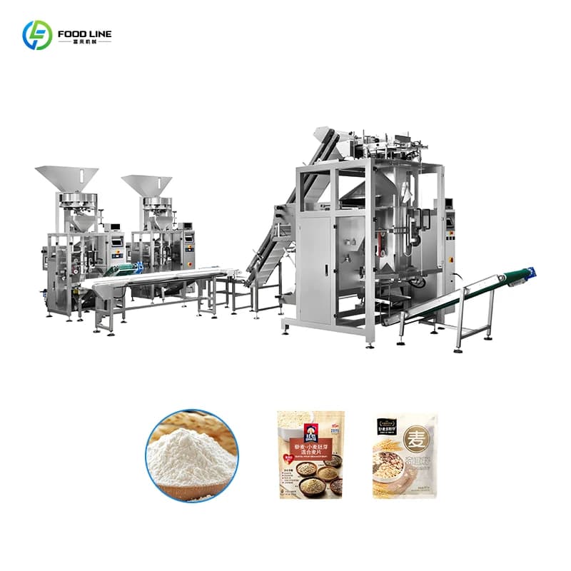 Multifunctional milk packaging machines for protein, calcium, cocoa, food packaging machine for food packaging and snacks