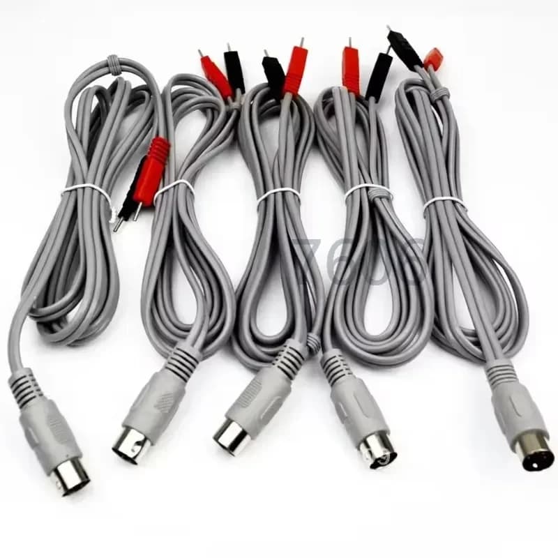 5 pcs 5pin EMS Stimulator Muscular Cable Electrode Stimulation Device Weight Loss Device Body Slimming Machine Pad Wire