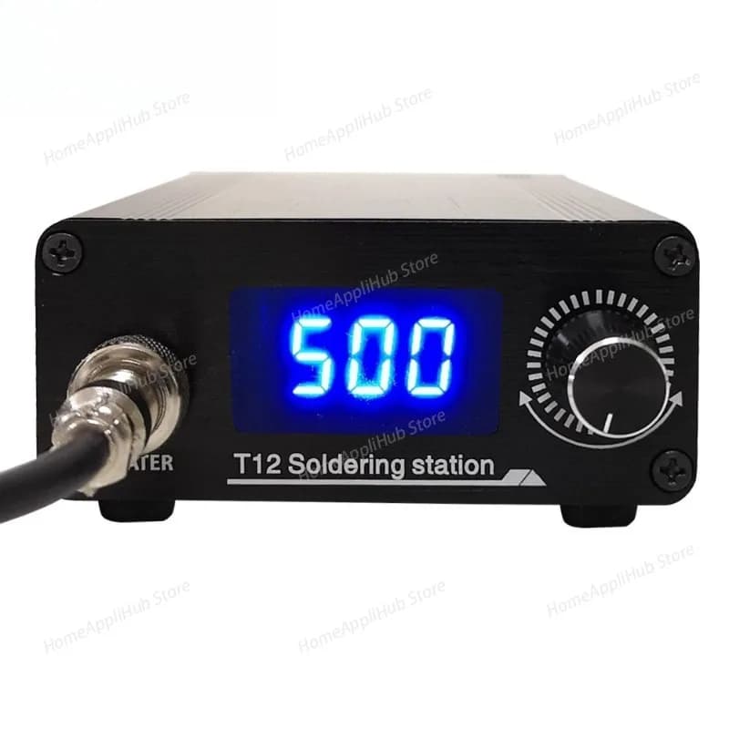 Controller della scheda di controllo della temperatura del tubo digitale in lega di alluminio STM32, impugnatura della stazione di saldatura 907, punta del saldatore T12-K