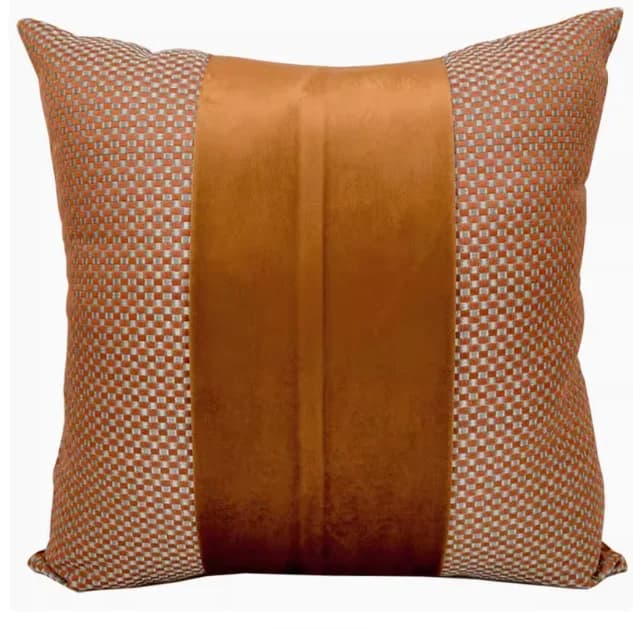 fodera per cuscino jacquard arancione oro federa decorativa fodera per cuscino decorazione del divano