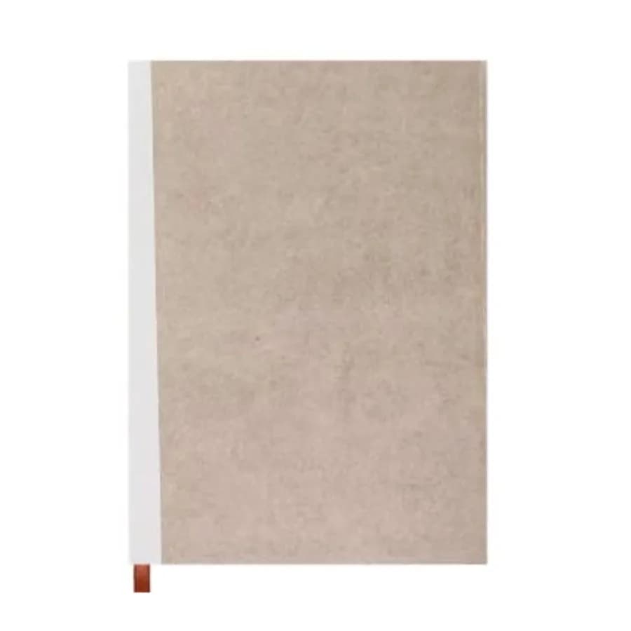 Blank for Hardcover Leather Notebook, Un Refill Page for Refillable Sketchbook with Pocket, 240 Pages Notebook Paper for Drawin