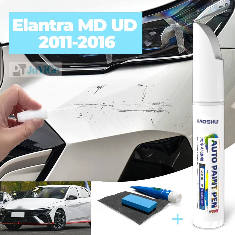 Per Hyundai Elantra MD UD MK5 2011-2016 2012 2013 Vernice per auto Penna Cura della vernice Riparazione graffi Pittura a cera Rimozione graffi