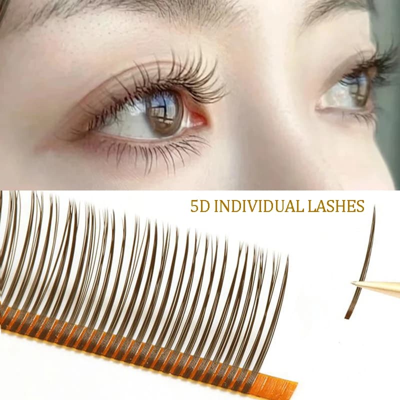 5D ciglia individuali nero opaco ciglia finte naturali 12 file Easy Fan Classic volume Lashes visone Soft Fairy Eyelashes Makeup