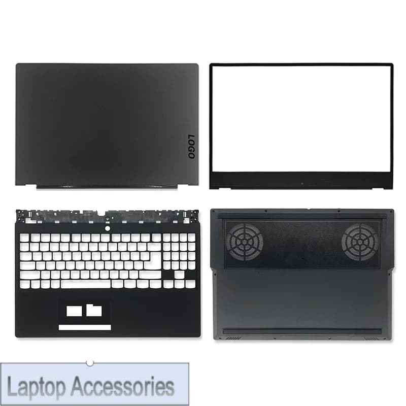 Nuovo per Lenovo Legion Y530 Y530-15ICH Y7000 LCD Del Computer Portatile Della Copertura Posteriore Frontale Lunetta Cerniere Palrmest Bottom Case Sostituire L'involucro
