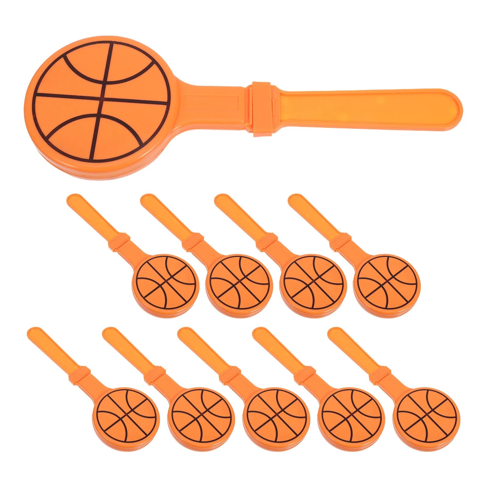 10 Pezzi Clacson da Basket in Plastica Leggera, Accessori per Tifo, Strumenti Sonori per Tifosi Sportivi