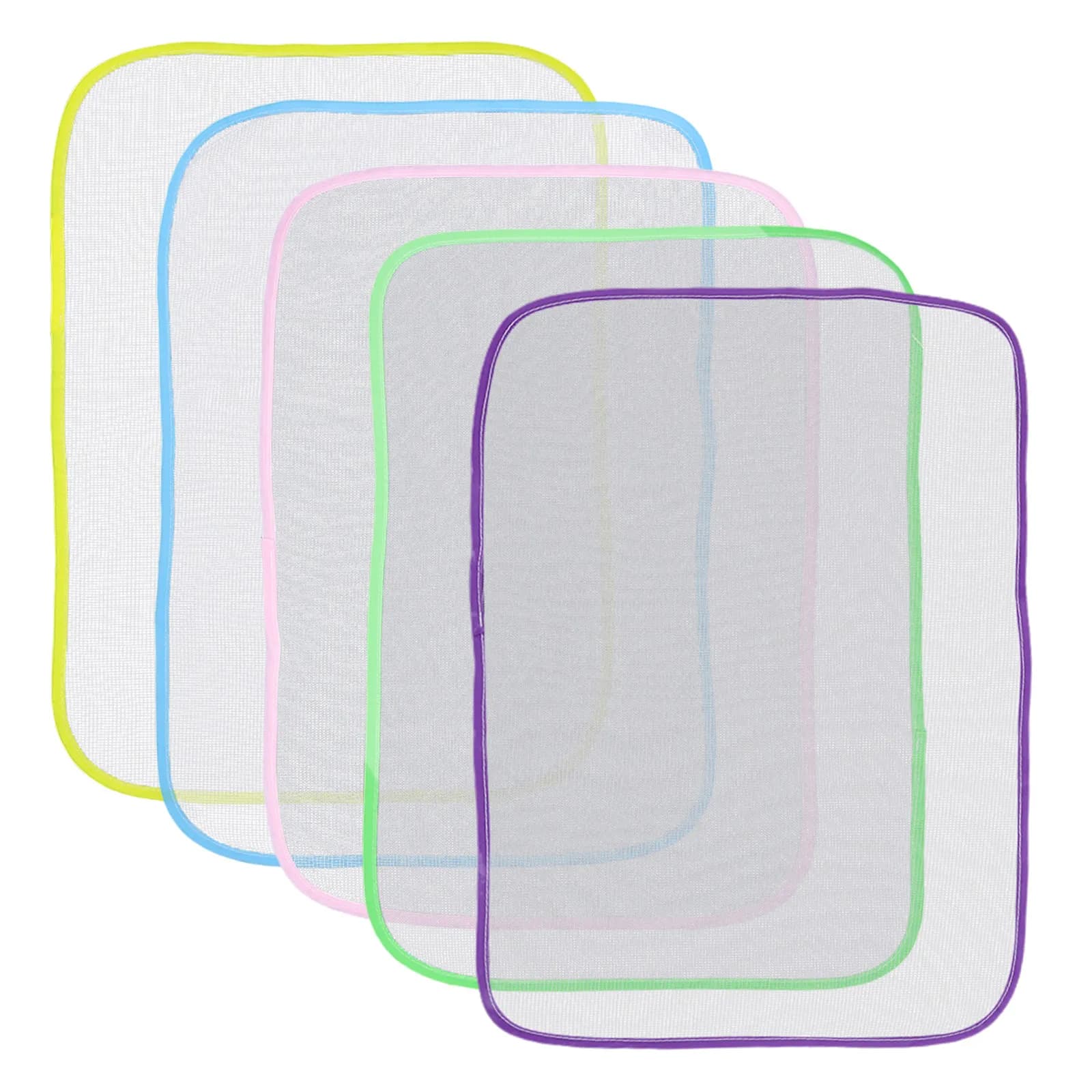 Set di 5 Tappetini Protettivi per Stiratura, Resistenti al Calore, in Rete, per Cucito, Quilting e Piani da Stiro