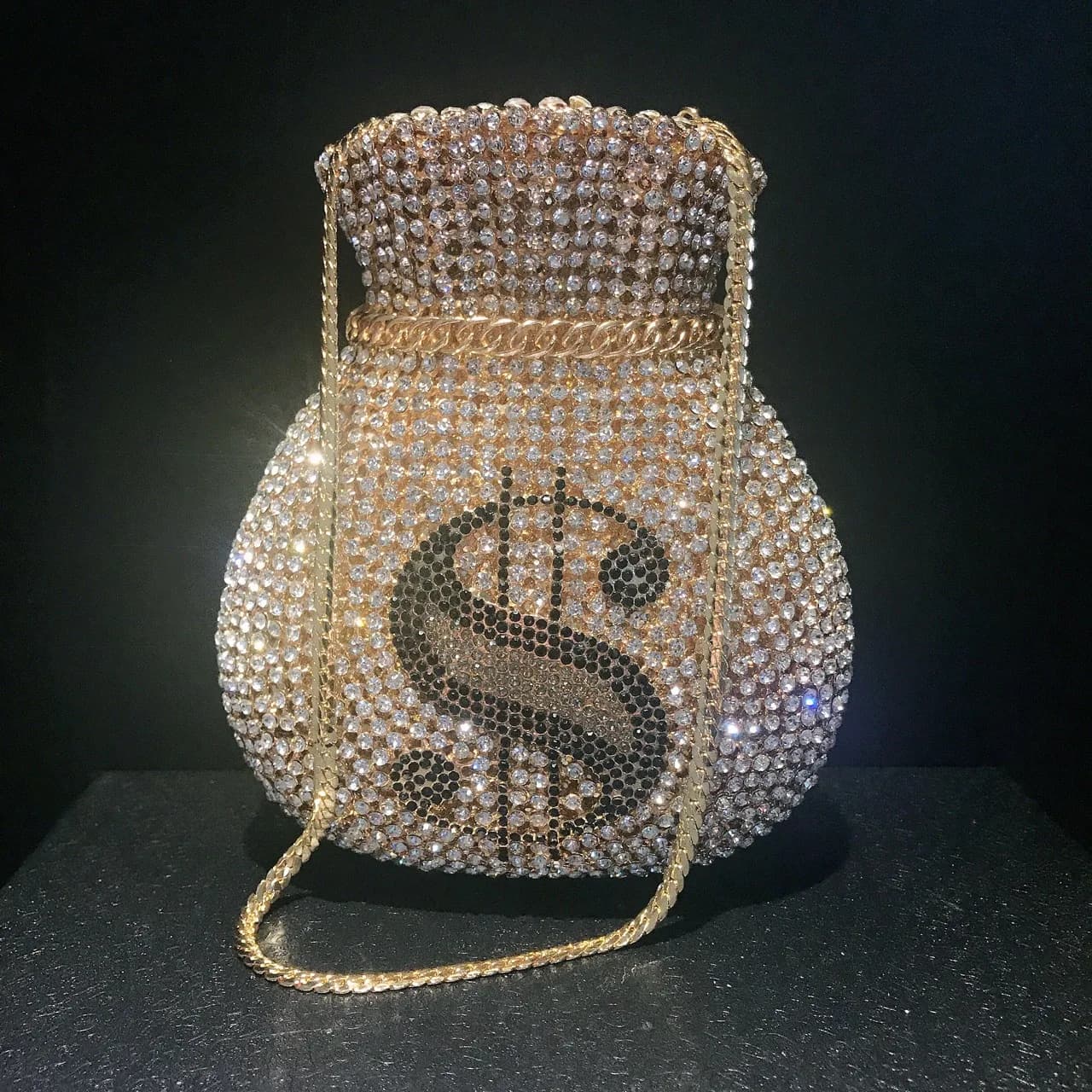 Fashion Brocade Handbag Crystal Bag Purple Designer Women's Pouch For Party Mini clutch Wedding Bags