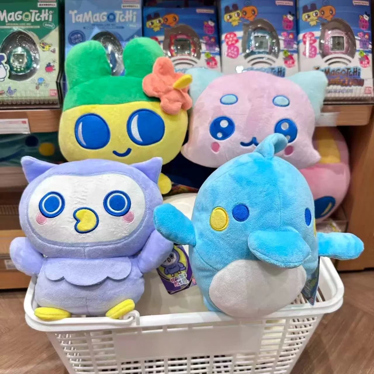 Tamagotchi Paradise Baby Marutchi Big Soft Cushion Pillow Collectible Home Decor Cute Stuffed Plushie Style Gift for Fans