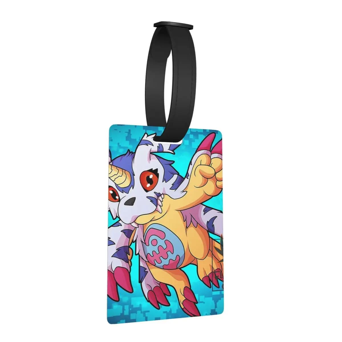 Etichette per Bagagli Digimon, Accessori per Valigie, Targhette per Bagagli da Viaggio, Porta Etichette con Nome e Indirizzo