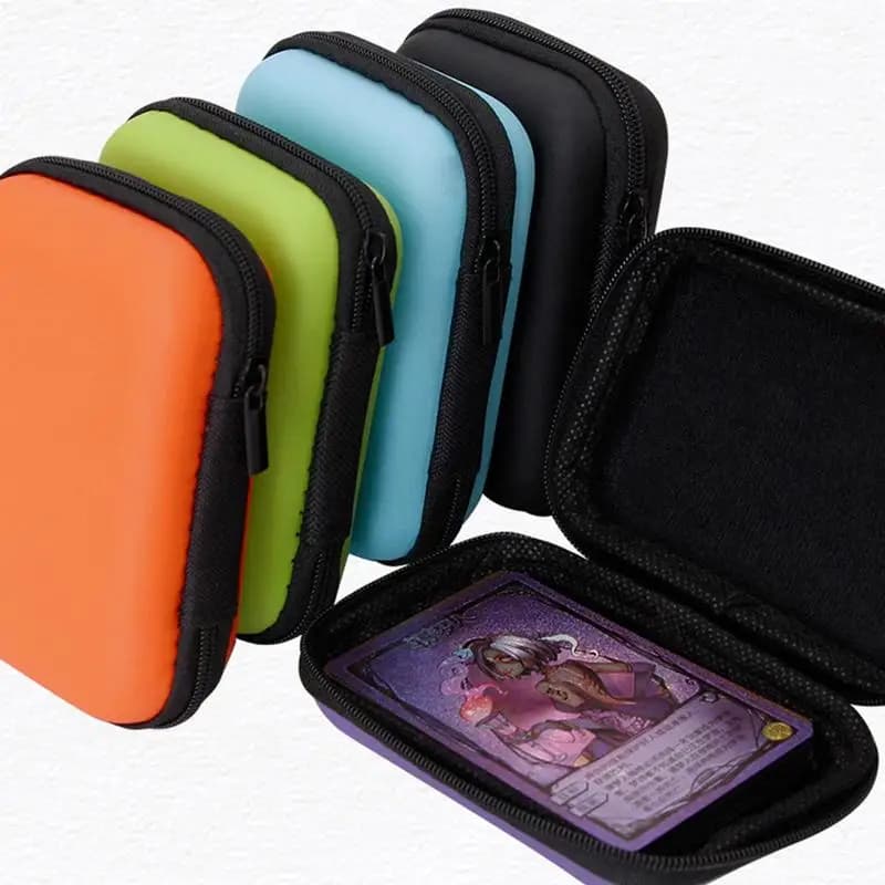 1 pz scatola di immagazzinaggio del gioco da tavolo carta da Poker scatola di immagazzinaggio della carta da gioco scatola di protezione della carta di divinazione dei tarocchi borsa piccola con cerniera