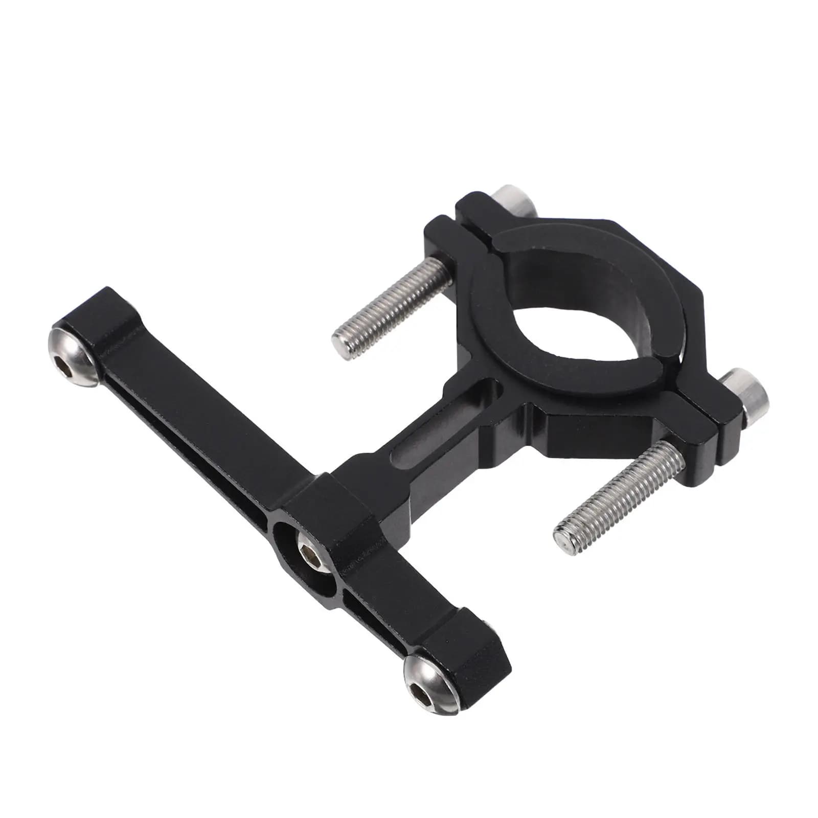 Adattatore regolabile per portaborraccia da bici, supporto in lega di alluminio per forcella anteriore, extra sicuro, compatibile con attacco rapido da 19mm-40mm
