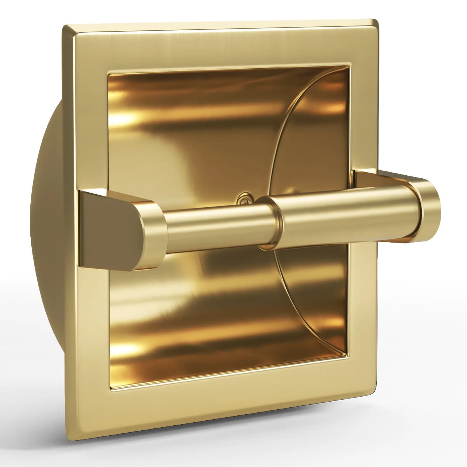 Wall‑Mounted Stainless Steel Toilet Paper Holder, Tissue Dispenser for Bathroom, Hotel & Public Space Storage Application