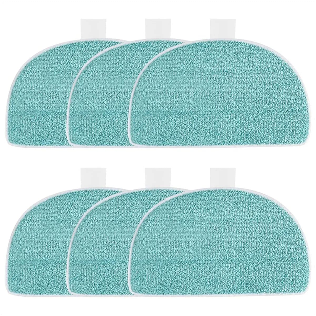 A51U Confezione da 6 Panni per Mop per Pulitore a Vapore Leifheit Clean Tenso Power 2.0, Ricambio in Microfibra per Mop a Vapore, Copertura per Scopa a Vapore
