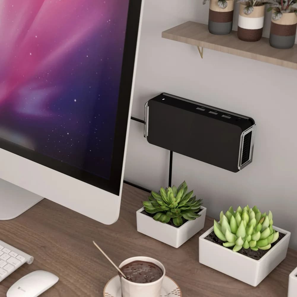 Supporto per docking station Dell D3100 sotto scrivania, salvaspazio, staffa fissa per accessori organizer per laptop