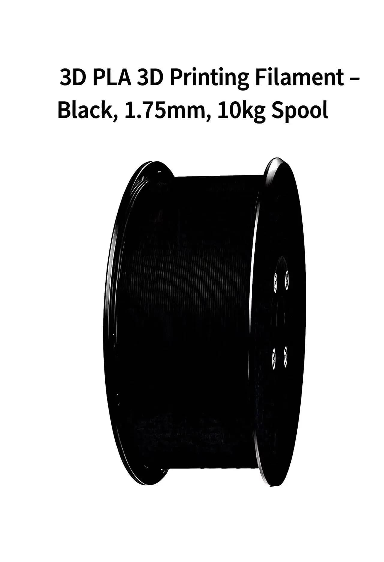 10KG Large PLA Filament High Quality Black & White Perfect for Daily 3D Printing Projects - 1.75mm Diameter