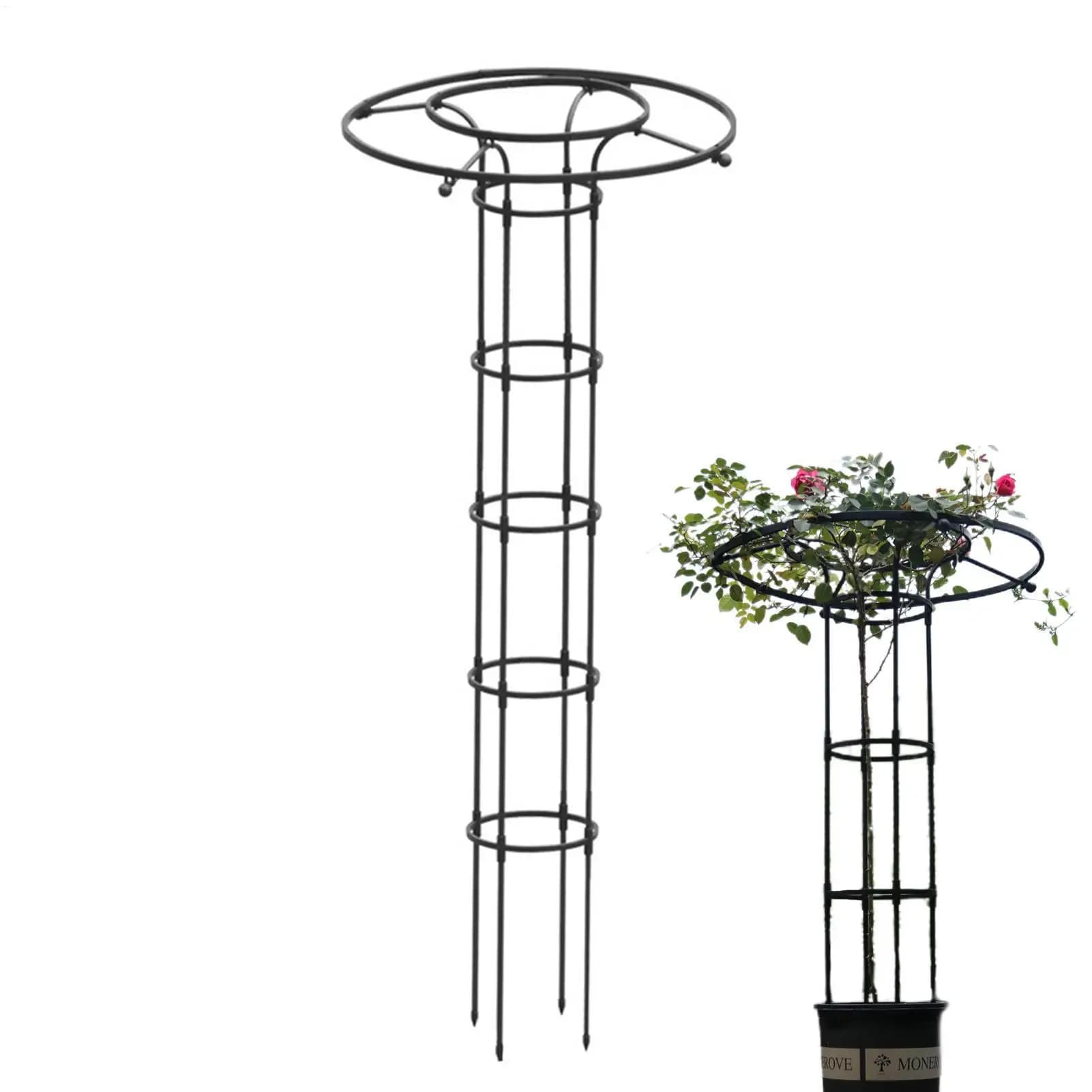 Garden Trellis Umbrella Tower Plant Trellis For Climbing Plants Trellis Support DIY Climbing Trellis Flower Pots Supports