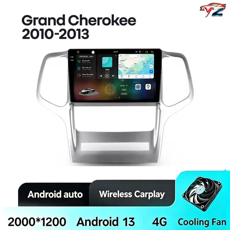 FYT-7870 For Jeep Grand Cherokee WK2 2010 - 2013 CarPlay Android Auto 2DIN Car headunit Autoradio Car Radio Multimedia Stereo