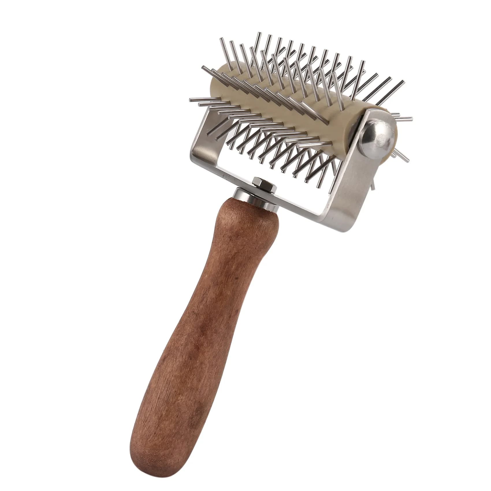 Ruota in acciaio inox Pizza pane ago Punchers Roller Pie pasticceria pasta Pitter manico in legno durevole