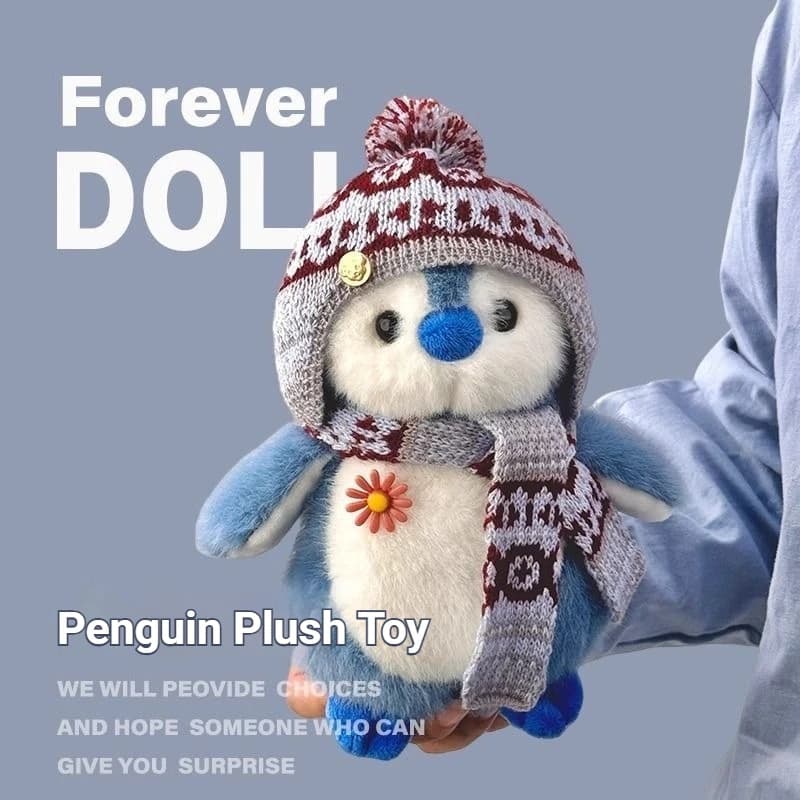 Peluche Pinguino della Fabbrica Harbin HaYaoliu, Cuscino Imbottito del Parco Polare, Souvenir da Viaggio, Oggetto da Collezione per Bambini e Adulti