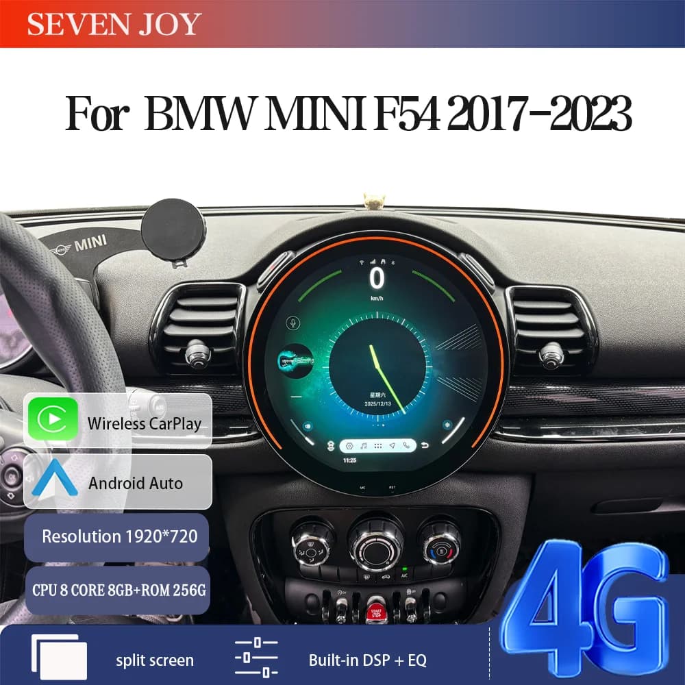 11.7 ''Android Autoradio Per BMW MINI F54 2017-2023 Stereo Aggiornamento Touch Screen Wireless CarPlay/Android Auto/Naviglia GPS