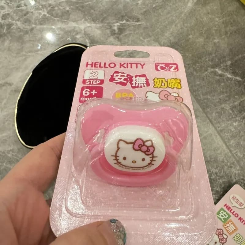 Ciuccio per Neonati Ultra Morbido in Silicone Originale Anime Sanrio Hello Kitty, Ciucci per Neonati 2026, Articoli per l'Alimentazione e la Cura della Mamma e del Bambino