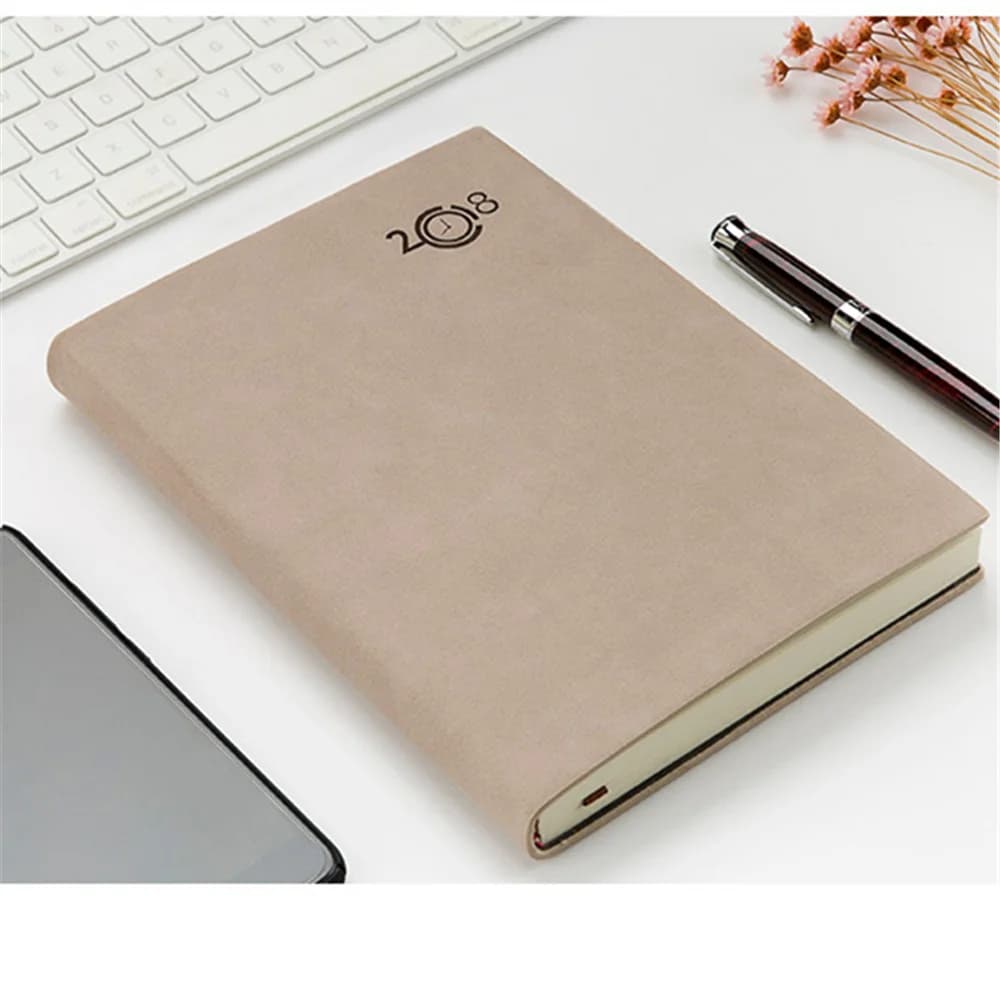 Nuovo Quaderno A5 con Copertina Morbida, Agenda per Affari, Libro di Composizione, Calendario, Pianificatore, Regalo
