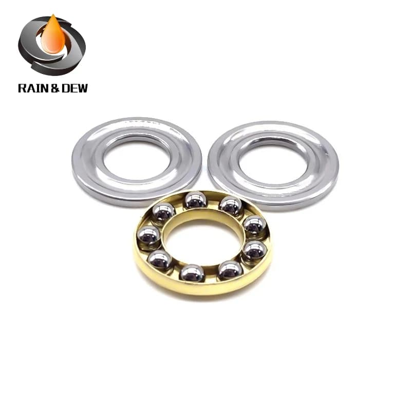 3D Printers Axial Ball Bearings (10pz) F3-8M 3x8x3.5mm F5-12M 5x12x4mm F8-22M 8x22x7mm ABEC-7 Miniature Axial Ball Bearings