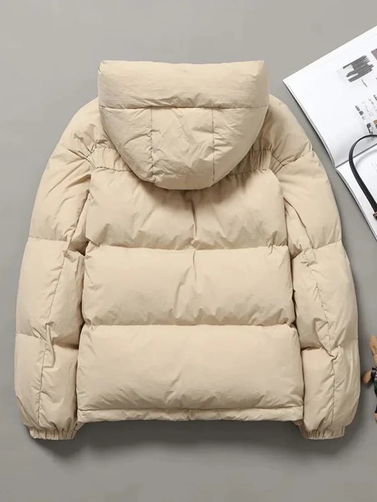 Fashionable Large Size Loose Women's Cotton Jacket Winter Coat Korean Style Short Design Hooded Trendy Small Stature Cotton C...