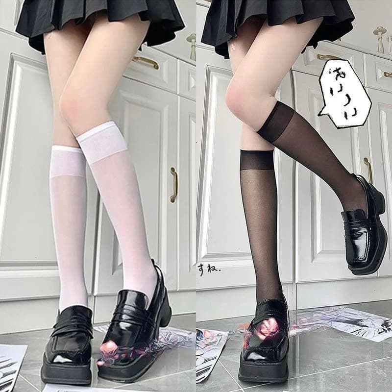 Single-line sexy socks, ultra-thin socks, sexy pyjamas, jarettiere, uniform accessories