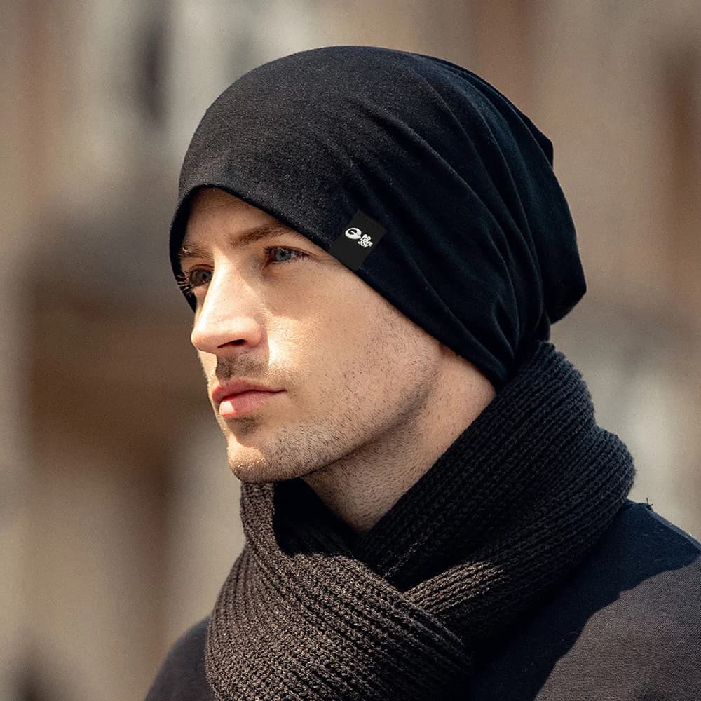 1pc Unisex Beanie Hat Mens Lightweight Hip Hop Beanie Hat - Breathable Windproof Design in Plain Colors Fashion-Forward Street