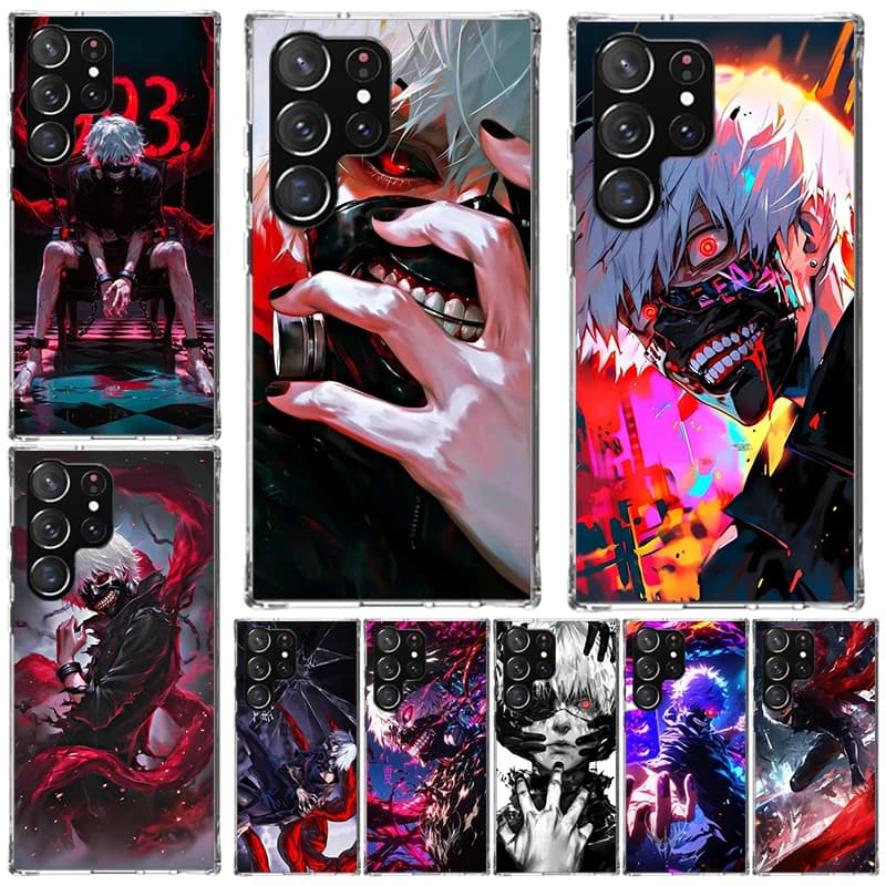 G-Ghoul Tokyo Kaneki Ken Soft Phone Case For Samsung Galaxy S26 S25 Edge S24 FE S23 S22 Ultra S21 Plus S20 + Art Fundas Back Cov