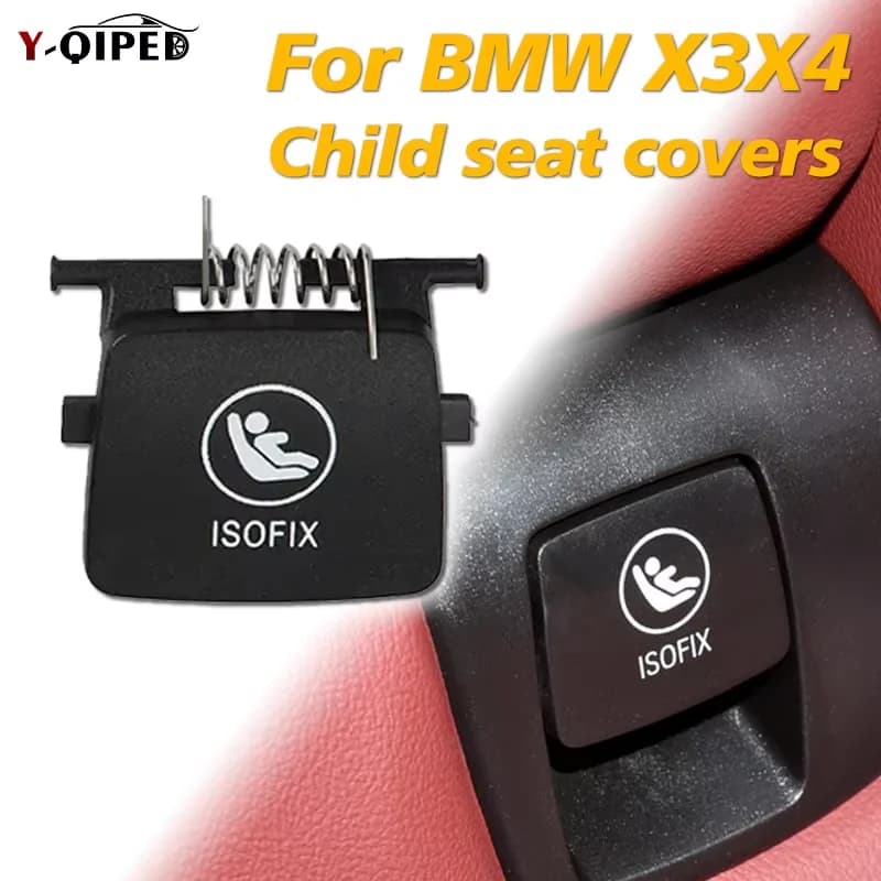 For BMW G01 ISOFix cover flap for rear seat for car 52207474100 Auto parts for BMW X3 X4 G02 G08Car seat covers