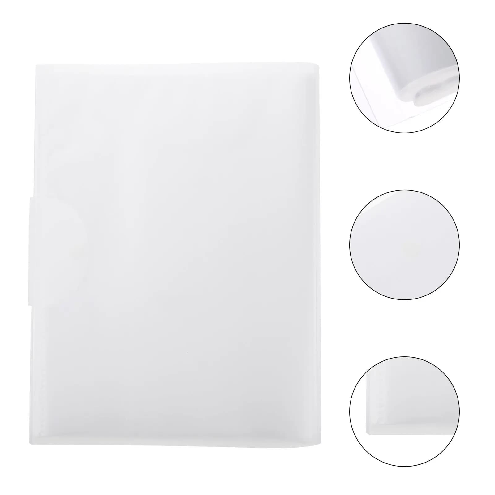 1 Pezzo Cartella Portadocumenti A3 con 40 Tasche, Organizzatore Portatile per Documenti, Borsa per Conservazione Documenti per Ufficio e Studenti, Portadocumenti in Plastica