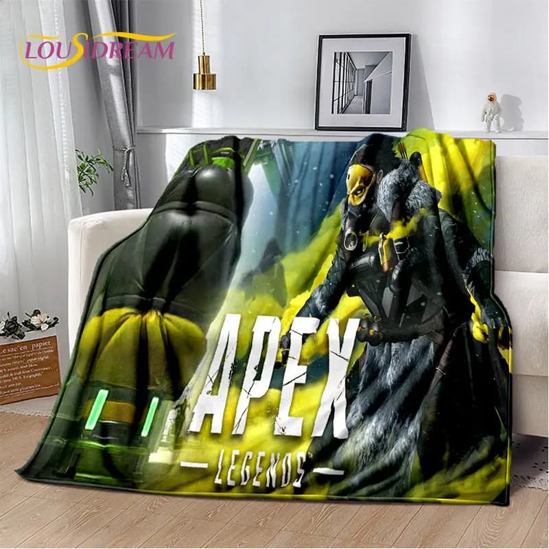 Apex Legends Game Gamer Cartoon Soft plush blanket, flannel blanket for living room bedroom sofa bed Picnic Cover