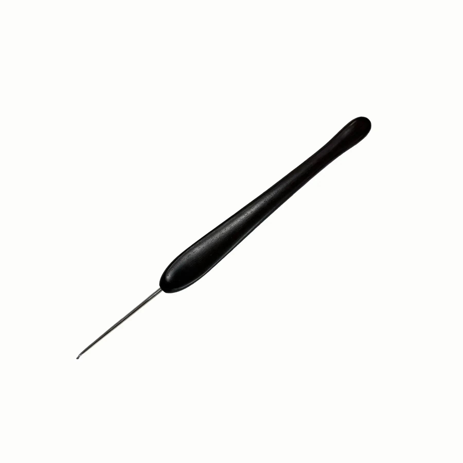 Uncinetto con Manico in Legno di Sandalo, Ago in Acciaio Inossidabile Lucidato, Strumento per Lavorare a Maglia DIY per Cappelli di Bambole