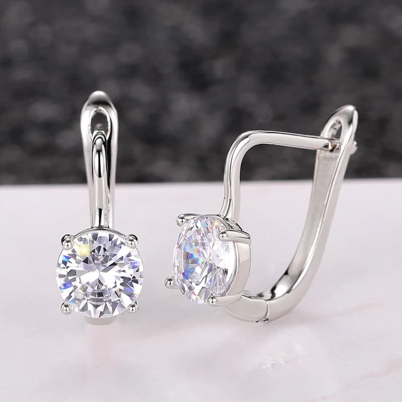 Huitan orecchini a cerchio a forma di U di forma creativa per le donne indossabili ogni giorno semplici ed eleganti accessori per le orecchie delle ragazze gioielli di dichiarazione di nozze
