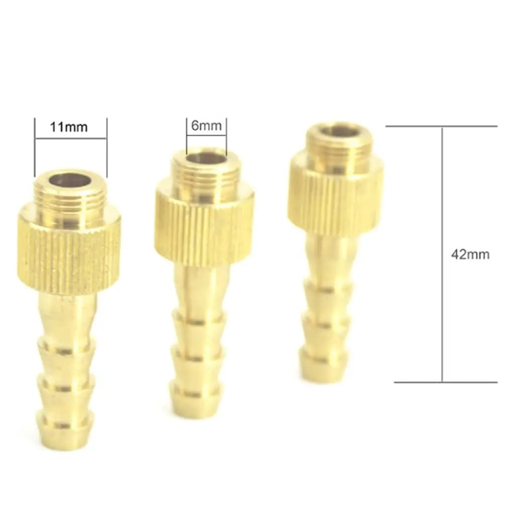 Propane Grill Adapter Gas Connector Copper Alloy Hose Converter for Camping Gas Cylinder Outdoor Use