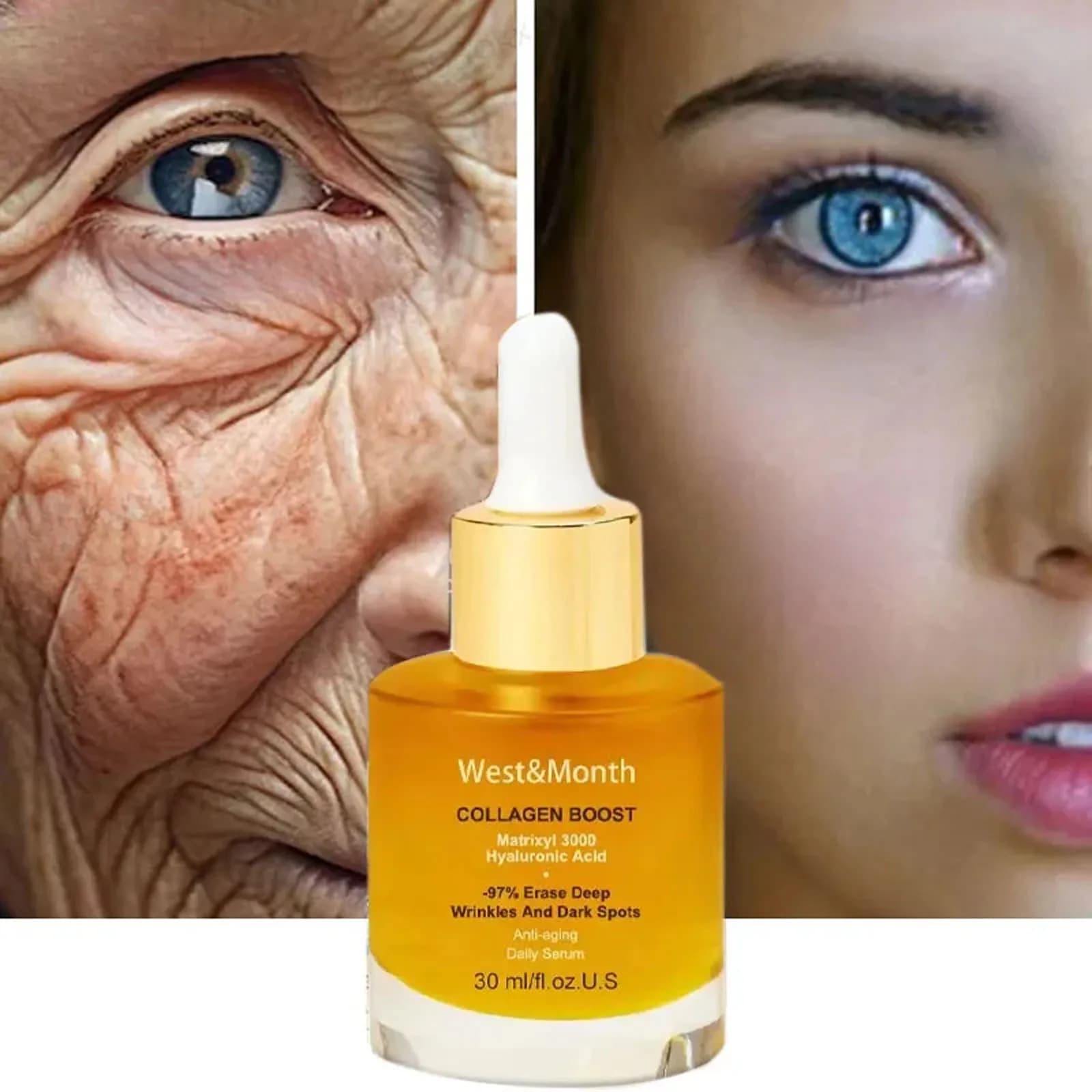 Collagen Removing Wings Serum Face Anti Aging Whitening Hydrating Dissolvency Thin Lines Dark Macchie Beauty Lighting Cosmetics for Care