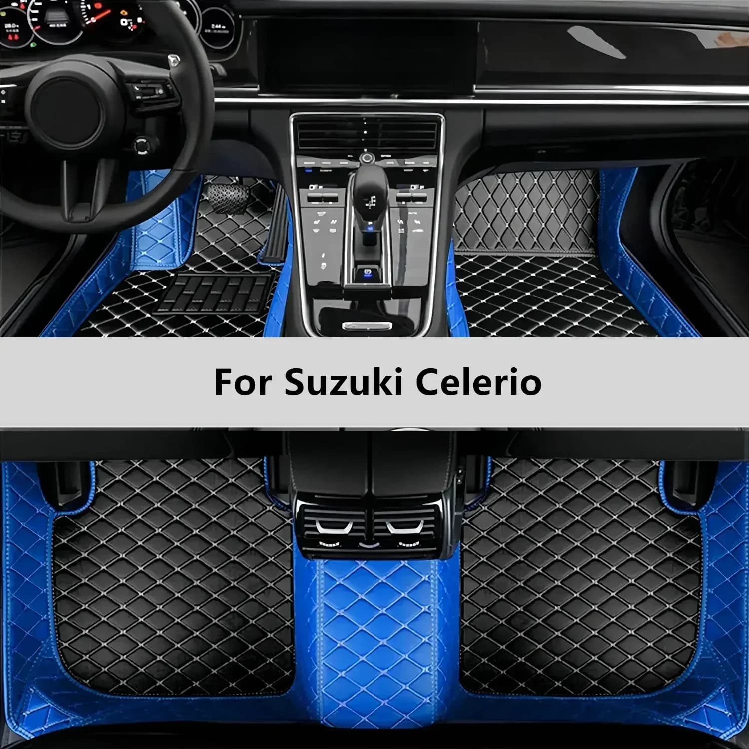 Tappetini auto personalizzati per Suzuki Celerio 2021 2022 2023 2024 2025 2026 Tappetino per auto Accessori interni