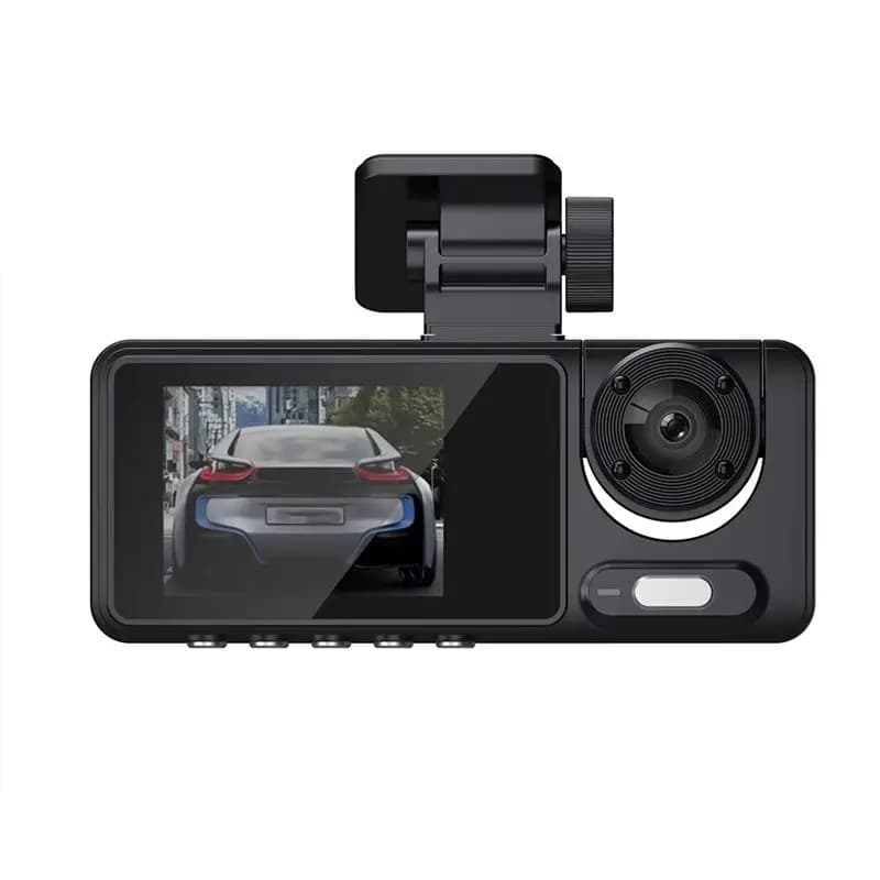 Dash Cam A54K-1080P WiFi a Tre Obiettivi, Registratore Video per Auto con Monitoraggio Frontale, Posteriore e Interno, Accessori per Auto