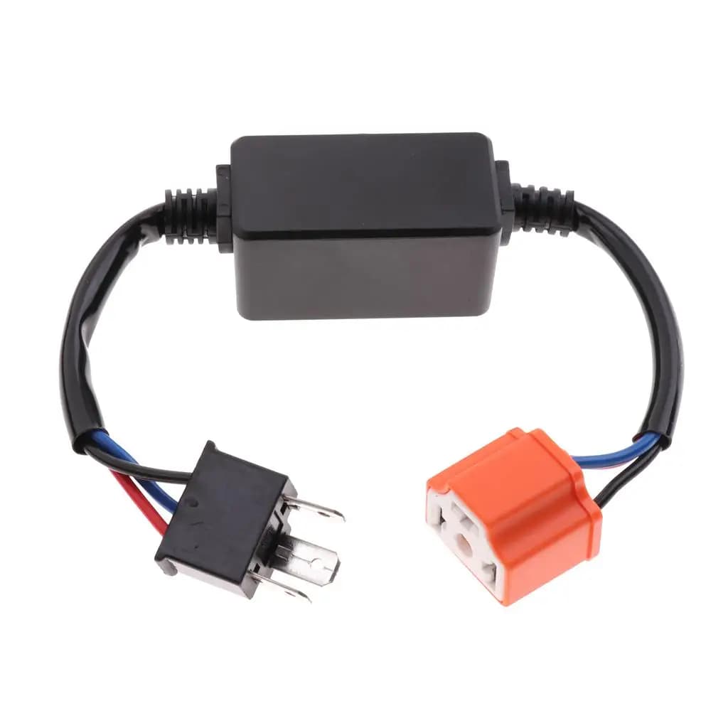 H4 LED Light Decoder Fault Canceller Harness Adapter Car Headlamp for Led Light 12V Applications