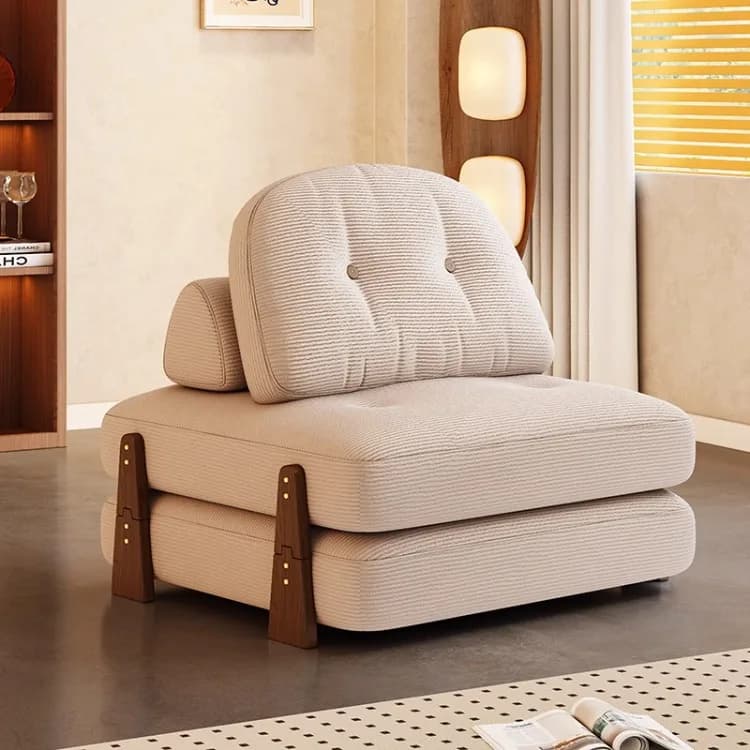 Divano Letto Retrattile dal Design Moderno, Convertibile e Reclinabile, Pieghevole per Piccoli Appartamenti, Camera da Letto e Soggiorno, Morbido