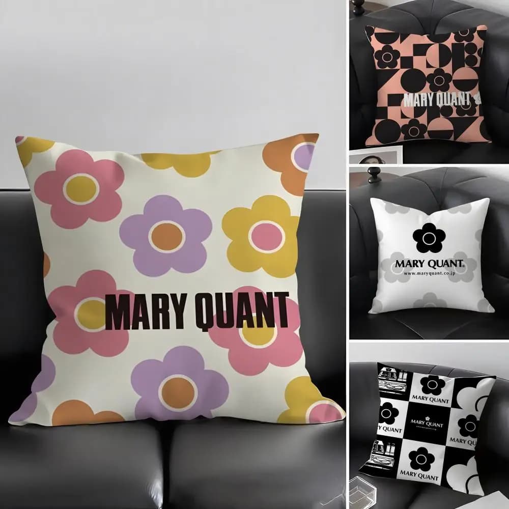 Fodera per cuscino M-Mary Q-Quant in tessuto ultra morbido e delicato sulla pelle, comfort come una nuvola e cerniera nascosta