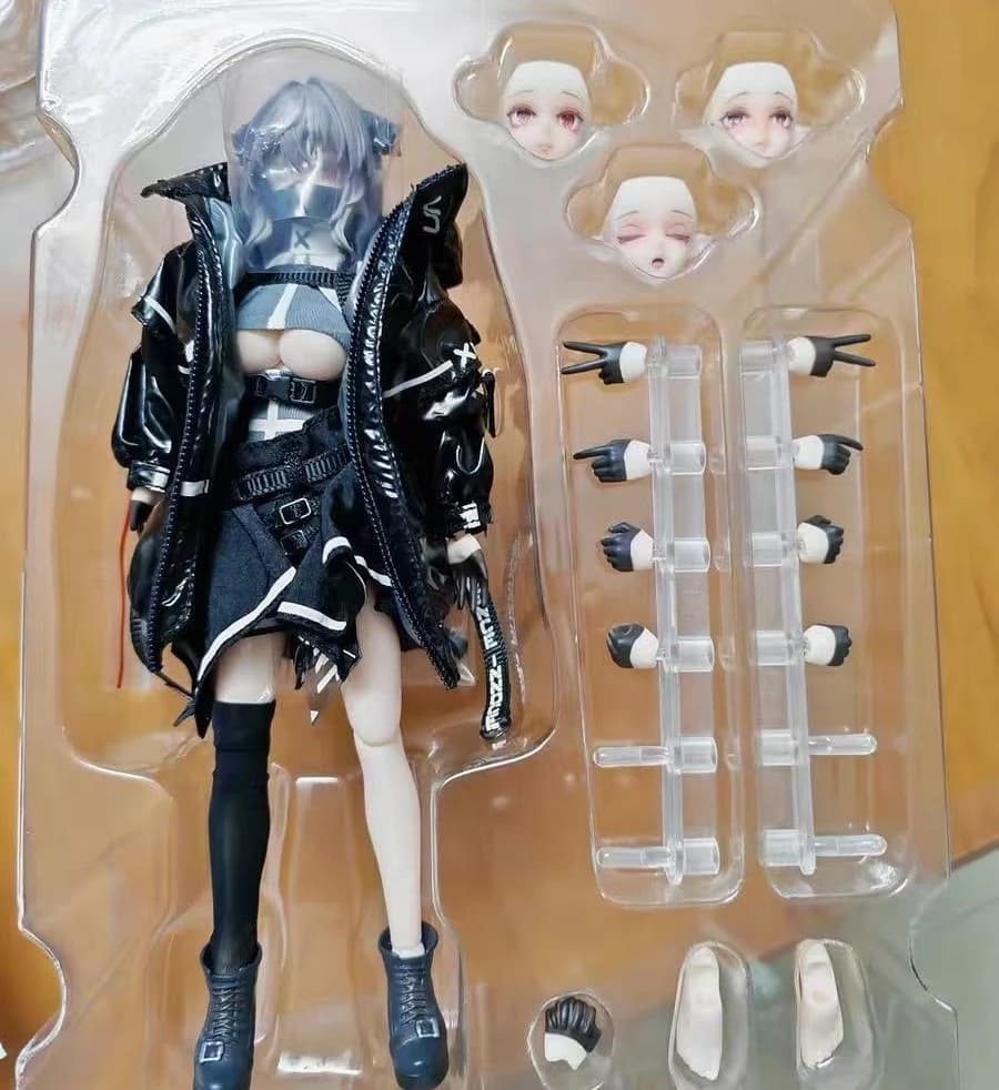 In Magazzino HASUKI Pocket Art PA009 Friede Succubus Nun 1/12 Donne Soldato Anime Action Figure Giocattolo Regalo Modello Collezione Hobby