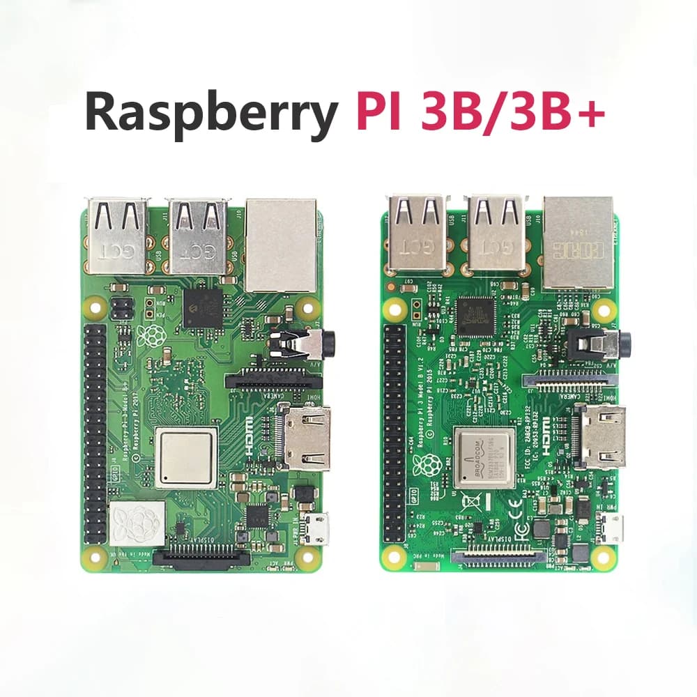 Development card Raspberry 3 Model B CPU ARM Cortex-A53 quad-core from 1.4 GHz 64 bit with WiFi and Bluetooth