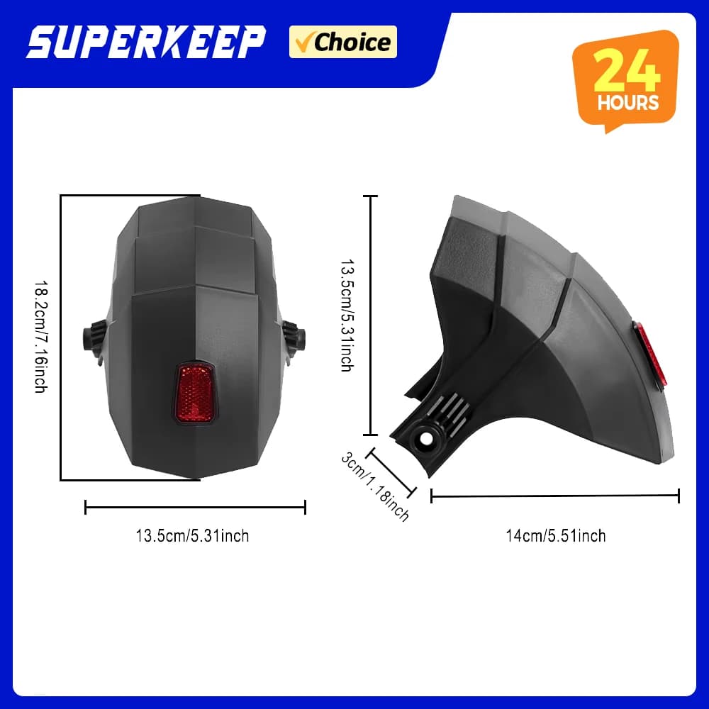 Scooter elettrico Ruota posteriore Parafango Parafango Ruota per KUGOO Kukirin G3 G4 Kickscooter Accessori di ricambio Parti