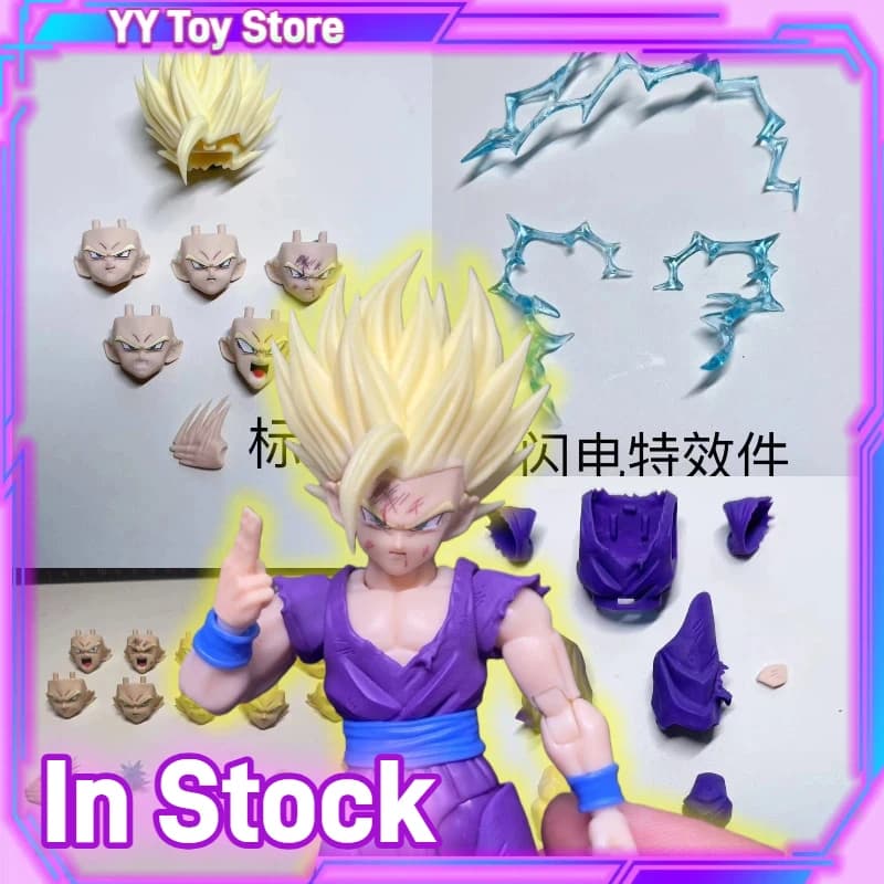 Disponibile KO Dragon Ball HM&AIR HA006 008 0010 Son Gohan SSJ2 Testa Anime Action Figure Modello Scultura Statua Giocattolo Regalo