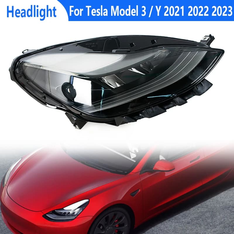 Faro di Montaggio Per Tesla Modello 3 Modello Y 2021 2022 2023 Auto Paraurti Anteriore Faro Testa Della Lampada Della Luce di Nebbia 151495200C 151495300C