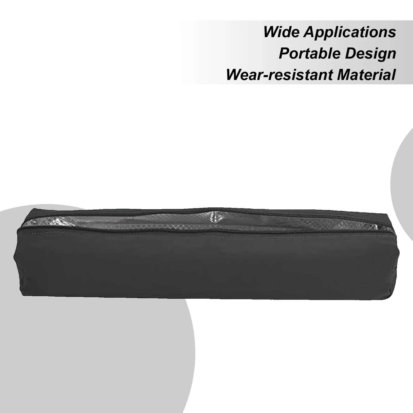 Travel case for iron hair curler Tools for hair styling Heat-resistant iron curler bag for work place Gyms Travel brush Cosmetic